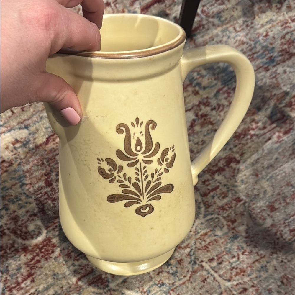 Vintage Floral Cream Pitcher - Picture 3 of 5
